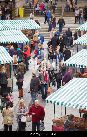 Salford Quays pour le Lowry Outlet Food Festival. Royaume-uni Grande-bretagne British United Kingdom Europe European island Angleterre Engl Banque D'Images