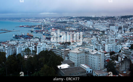 Vue sur Alger, capitale de l'Algérie Banque D'Images