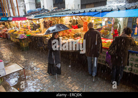 Marché à Alger, Algérie Banque D'Images