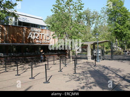 Entrée au Zoo Artis à Plantagekerklaan, Amsterdam, Pays-Bas Banque D'Images