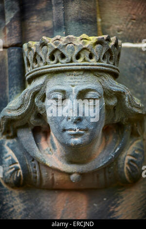 London est une ville et une paroisse civile dans le quartier de Cheshire East et le comté de Cheshire, Angleterre régulièrement l'queens head Banque D'Images