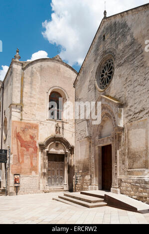 San Biagio Chapelle et église de San Nicola dei Greci, Altamura, Puglia (Pouilles), Italie Banque D'Images