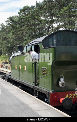 Locomotive 4270 à Cheltenham GLOUCESTERSHIRE Warwickshire sur les chemins du patrimoine Banque D'Images