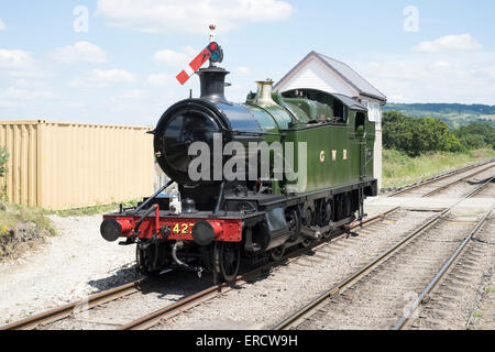 Locomotive 4270 à Cheltenham GLOUCESTERSHIRE Warwickshire sur les chemins du patrimoine Banque D'Images