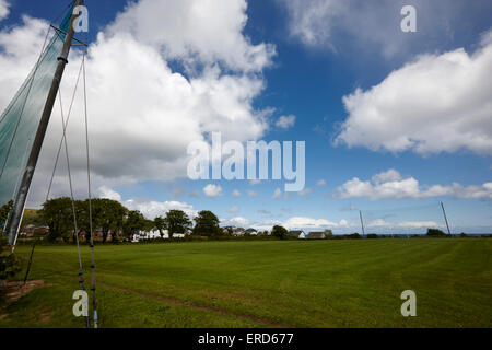 Jeux de football gaélique Cushendall le comté d'Antrim en Irlande du Nord UK Banque D'Images