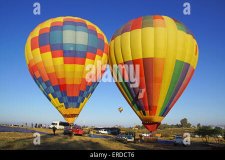 Montgolfières prête au décollage à 2015 Temecula ballon et Wine Festival Banque D'Images