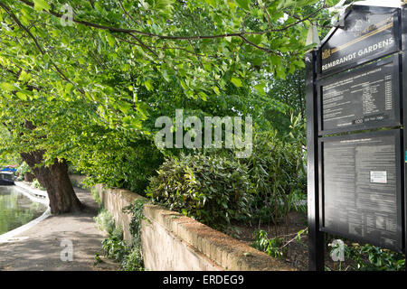 Parc Rembrandt, City of Westminster, Londres. Banque D'Images