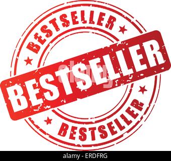 Vector illustration du best-seller rouge stamp concept Illustration de Vecteur
