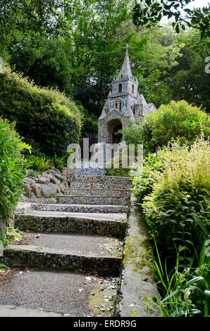 La petite chapelle Guernsey Channel Islands - la plus petite chapelle dans le monde Banque D'Images