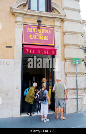 Museo delle Cere, Cabinet de cire, centro storico, vieille ville, centre de Rome, Italie Banque D'Images