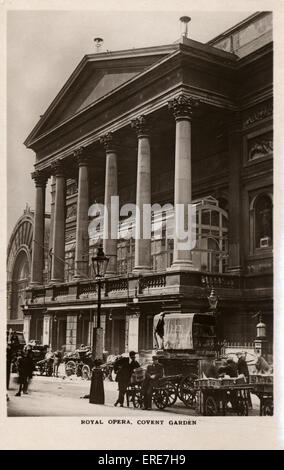 Le Royal Opera House, Covent Garden, au début du xxe siècle. Banque D'Images