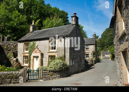 Royaume-uni, Angleterre, Staffordshire, Dovedale, village Milldale Banque D'Images