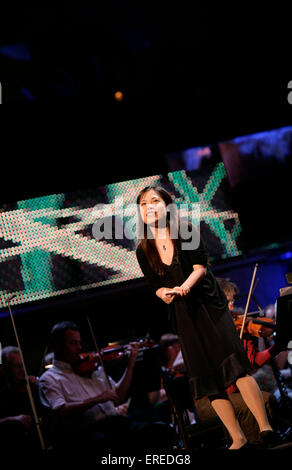 Eri Nakamura, soprano, le Japon. Finaliste de Cardiff singer of the world 2009 Banque D'Images