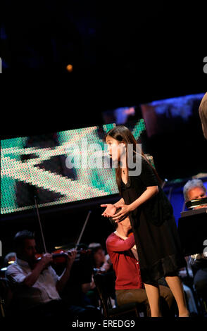 Eri Nakamura, soprano, le Japon. Finaliste de Cardiff singer of the world 2009 Banque D'Images