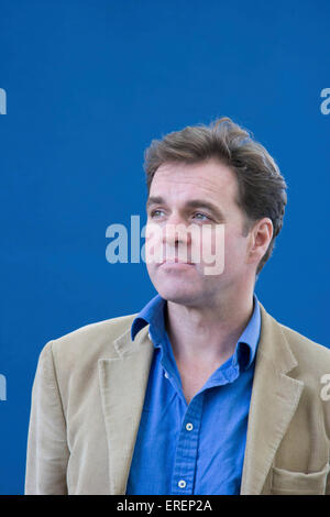 Niall Ferguson, historien de Glasgow et professeur d'histoire à Harvard, à l'Edinburgh Book Festival 2010, Édimbourg, Banque D'Images