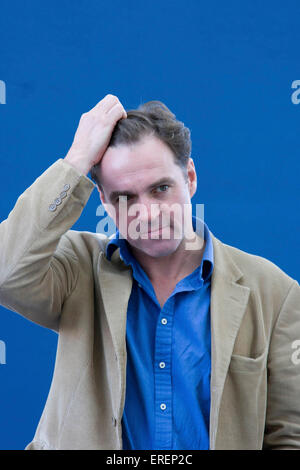 Niall Ferguson, historien de Glasgow et professeur d'histoire à Harvard, à l'Edinburgh Book Festival 2010, Édimbourg, Banque D'Images