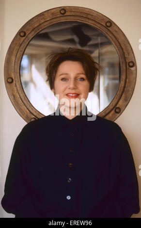 Elizabeth Fraser - chanteur avec le Cocteau Twins, illustré dans la bande Ouest London studio en 1989. La chanteuse écossaise, 29 Banque D'Images