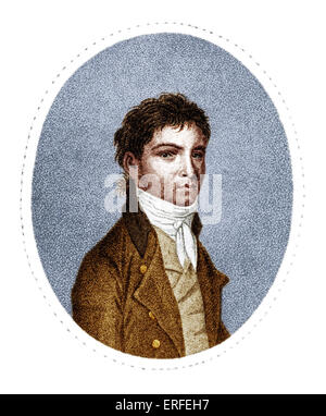 Ludwig van Beethoven (1770-1827) après Stainhauser par Scheffner c.1801. Banque D'Images