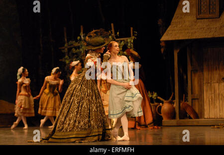 Giselle - ballet romantique avec Agnes Oaks comme Giselle et Thomas Edur comme Albrecht à l'English National Ballet, Coliseum Banque D'Images