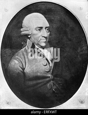 Portrait de John Howard. Philanthrope, premier réformateur de la prison. 2 Septembre 1726 - 20 janvier 1790 Banque D'Images