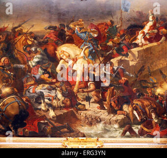 La Bataille de Taillebourg, le 21 juillet 1242 Photo Stock Alamy