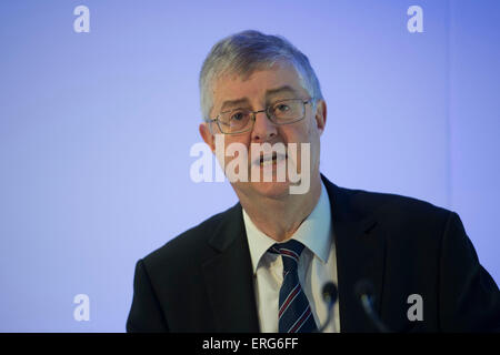 Le ministre de la santé, le Pays de Galles AM Mark Drakeford. Banque D'Images