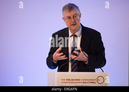 Le ministre de la santé, le Pays de Galles AM Mark Drakeford. Banque D'Images