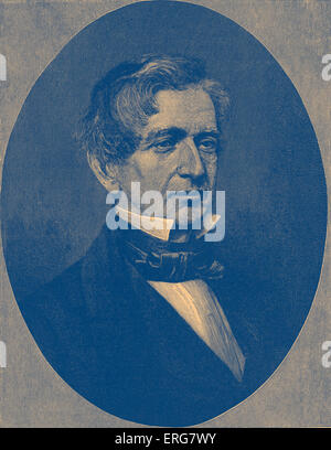 William H. Seward - portrait, après daguerréotype c. 1851. 12e gouverneur de New York, États-Unis Le sénateur et secrétaire d Banque D'Images