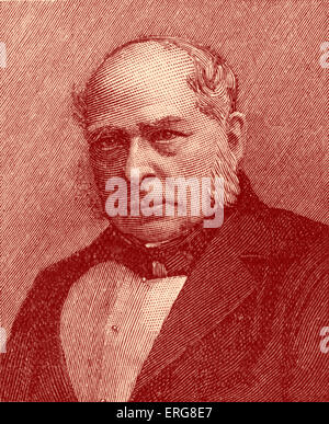 Sir Henry Bessemer - portrait. Ingénieur civil anglais, inventeur, et d'affaires. Principalement connu dans le cadre de la Bessemer Banque D'Images