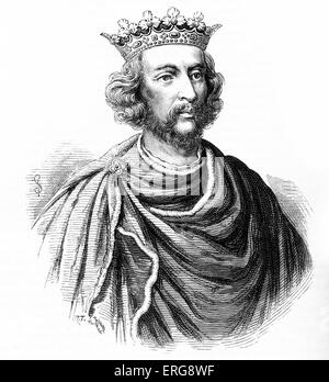 Henry III d'Angleterre, 1 octobre 1207 - 16 novembre 1272. Banque D'Images