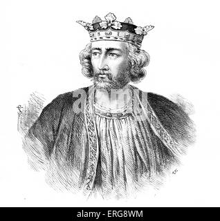 Le roi Édouard I portrait (règne 1272 - 1307). Edward Longshanks, appelé 'le' pour son anglais Justinien réformes juridiques. Aussi Banque D'Images