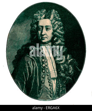 Henry St John, vicomte Bolingbroke (16 septembre 1678 - 12 décembre 1751). Homme politique et philosophe anglais de premier plan ; Banque D'Images