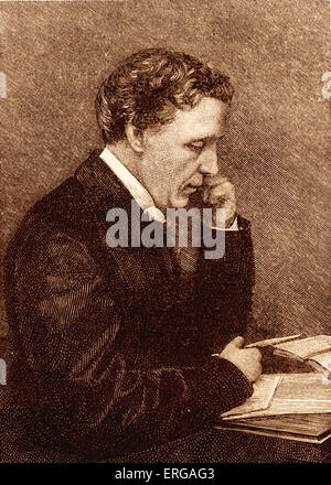 Lewis Carroll, portrait. British author : b. Janvier 1832 - d. Janvier 1898 Banque D'Images