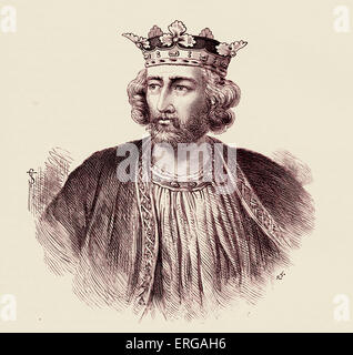 Le roi Édouard I portrait (règne 1272 - 1307). Edward Longshanks, appelé 'le' pour son anglais Justinien réformes juridiques. Aussi Banque D'Images