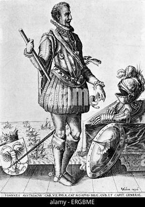 Don Juan d'Autriche ( en espagnol Don Juan de Austria) ( en allemand Ritter Johann von Österreich) 24 février 1547 - 1 octobre Banque D'Images