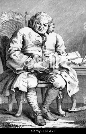 Simon Lord Lovat par William Hogarth. WH : artiste anglaise - 1697 -1764. Banque D'Images