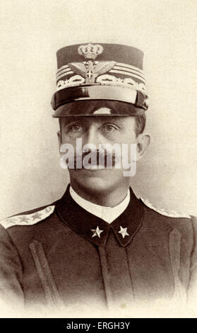 Victor Emmanuel III d'Italie - portrait, c. 1916. Roi d'Italie et empereur d'Éthiopie (1936 - 1941), 11 novembre 1869 - 28 Banque D'Images