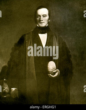 Sir Richard Owen. Professeur d'anglais, biologiste, anatomiste et paléontologue comparative. 20 juillet 1804 - 18 décembre 1892. Banque D'Images