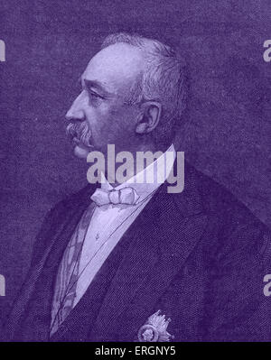 Le président Faure, portrait. Félix François Faure, Président français de 1895 à 1899, b. Janvier 1841 - d. Février 1899. Banque D'Images