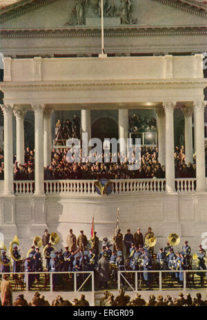 Troisième Inauguration de Franklin D. Roosevelt, United States Capitol, Washington, 20 janvier 1941. L'inauguration a marqué le Banque D'Images