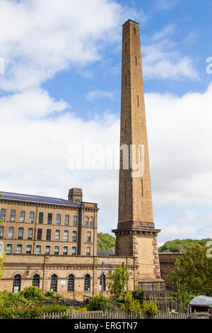 Moulin à sel partie de Le site du patrimoine mondial, Saltaire, Bradford, Yorkshire Banque D'Images