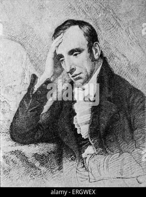 William Wordsworth, poète romantique anglais : 7 avril 1770 - 23 avril 1850. Banque D'Images