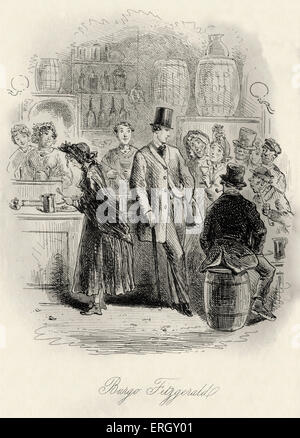 Pouvez-vous lui pardonner ?" par Anthony Trollope. D'abord publié en 1864 et 1865. Sous-titre suivant : 'Burgo Fitzgerald' à Londres. Dans : français, romancier, 24 avril 1815 - 6 décembre 1882. Illustration par Hablot (Knight-Browne) Phiz et F.Taylor. Banque D'Images