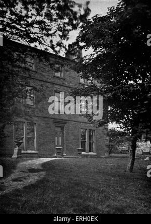 Law Hill School, près de Halifax. Censé être l'original Wuthering Heights. Wuthering Heights, roman d'Emily & Charlotte Banque D'Images