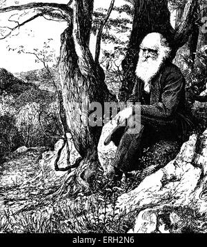 William Cullen Bryant, poète romantique américain. 3 novembre 1794 - 12 juin 1878. Banque D'Images