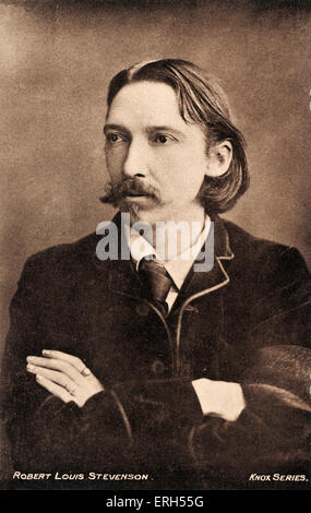 Robert Louis Stevenson - écrivain écossais 13 novembre 1850 - 3 décembre 1894 Banque D'Images