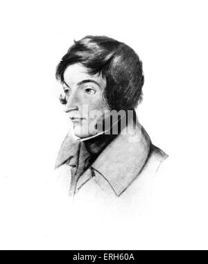 Bernard Adam Mickiewicz - portrait. Patriote polonais, poète et essayiste, 1798-1855. Ami de Chopin. Banque D'Images