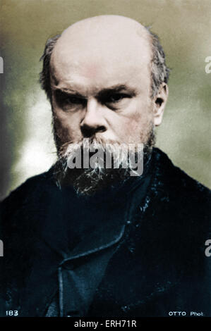 Portrait - Paul Verlaine poète français 1844 - 1896. Otto photo. France Banque D'Images