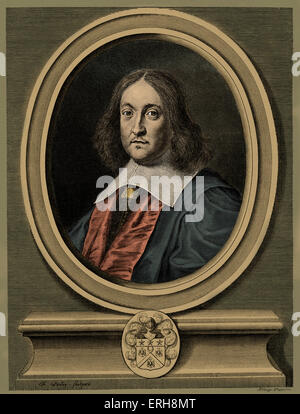 Pierre de Fermat. Portrait. Avocat français au Parlement de Toulouse, France, et mathématicien amateur qui est crédité pour Banque D'Images
