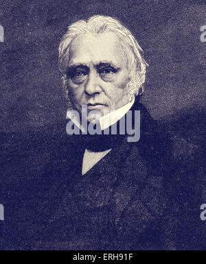 Thomas Babington Macaulay, 1er baron Macaulay. Le poète britannique, l'historien et homme politique whig, 5 octobre 1800 - 28 décembre 1859. Banque D'Images